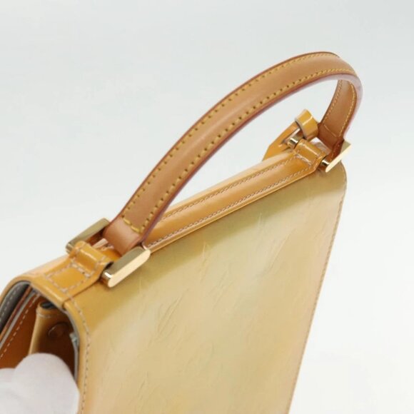 LOUIS VUITTON Monogram Vernis Spring Street Hand Bag Gris - Picture 6 of 15